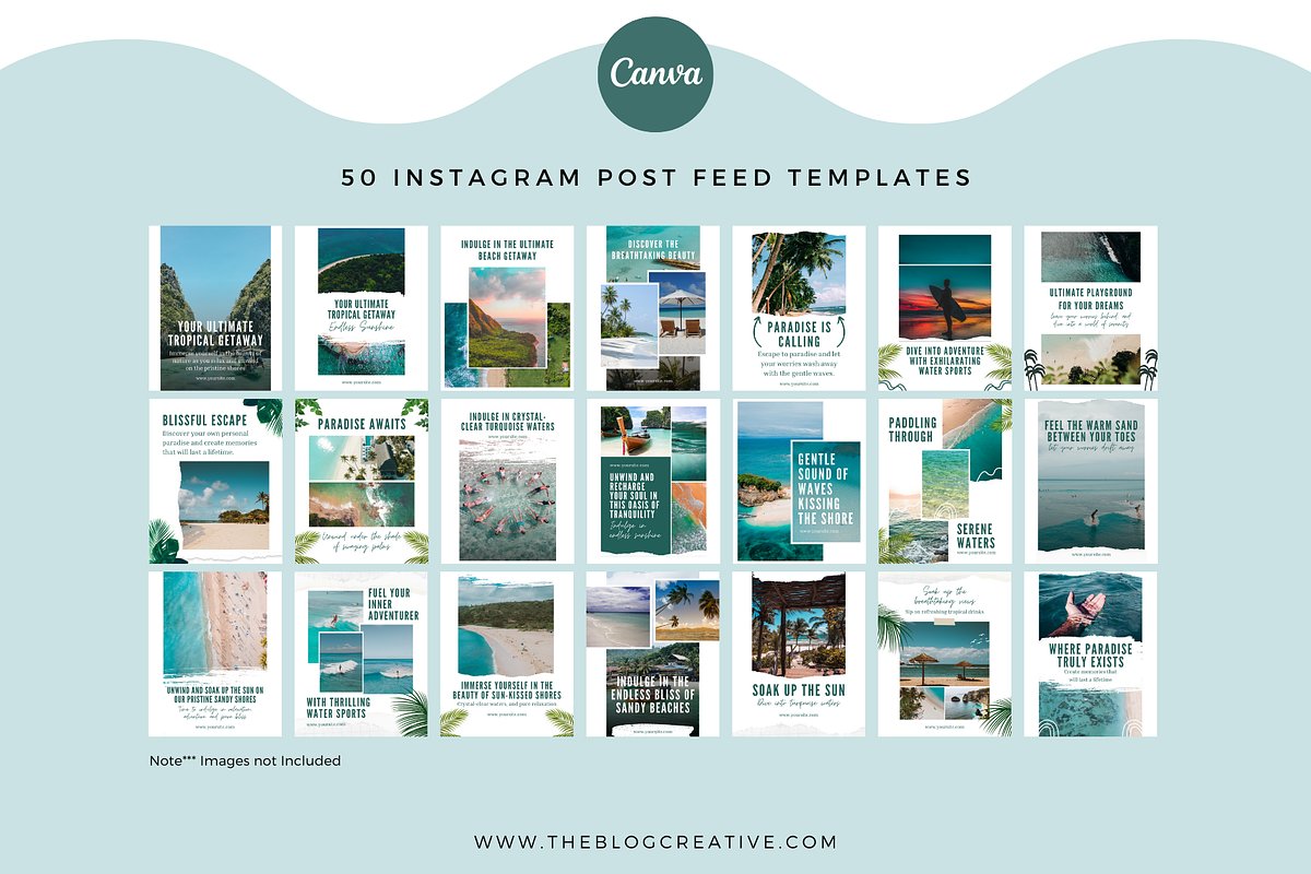 Travel Blogger Instagram and FB, a Social Media Template by The Blog Creative (Photo 4 of 7)