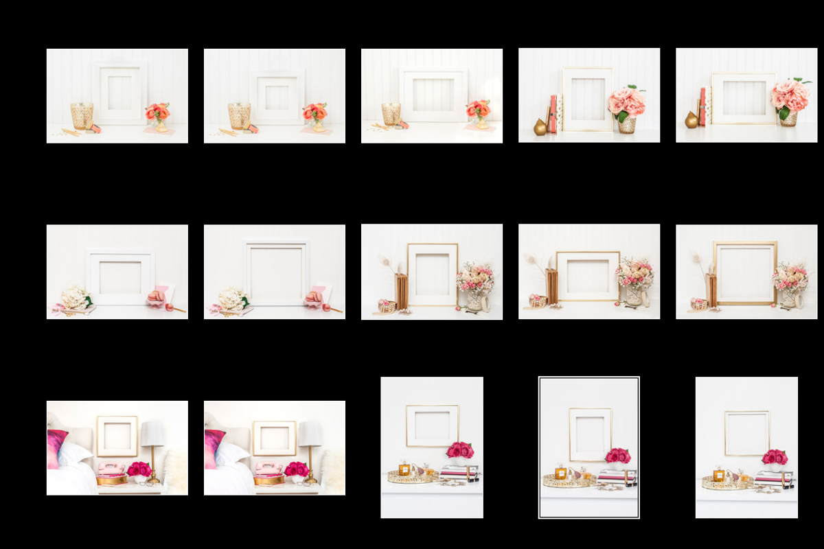 Pink Frame Mockups Stock Bundle, a Print Template by Styled Stock House (Photo 4 of 4)