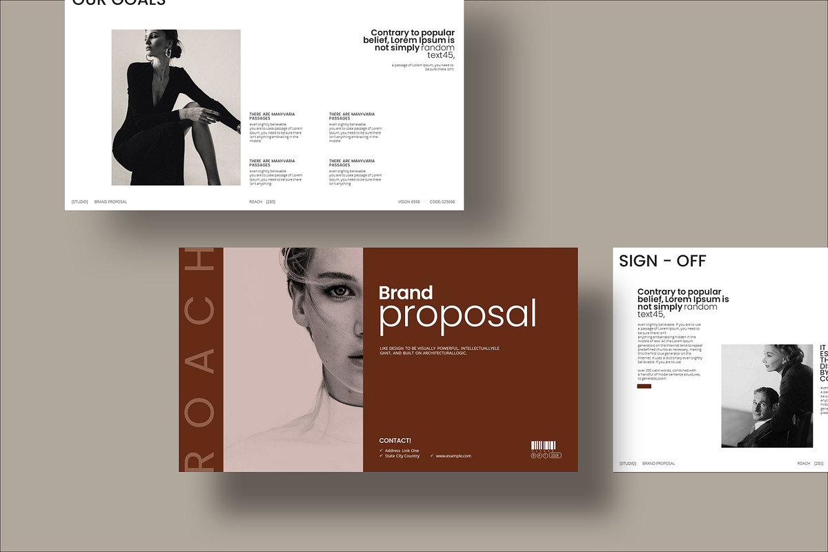 Brand Proposal Presentation Template, a Presentation Template by Slide_Genius1 (Photo 3 of 8)