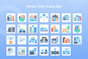 Smart City Icons Set - Flat, an Icon by Kmg Design (Thumbnail 2 of 2)