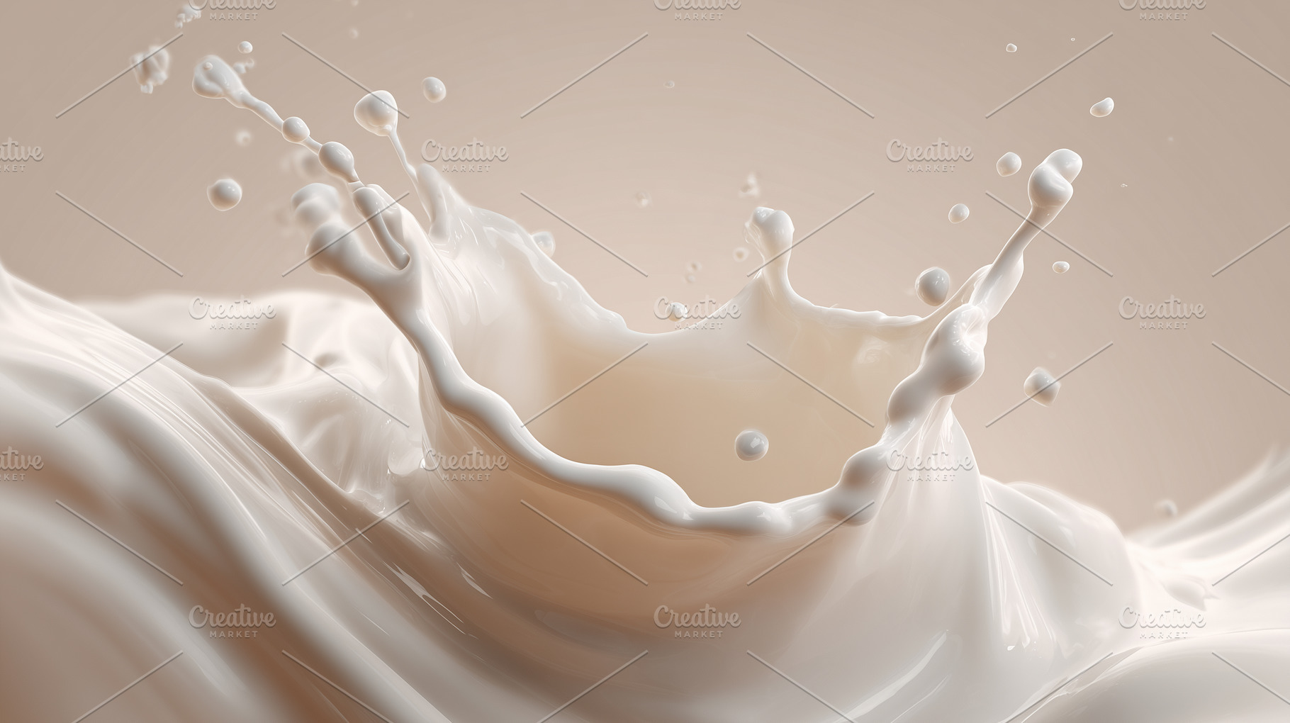 Close up on a splash of milk, a Food & Drink Photo by MistyDay