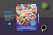 Kids Summer Camp Flyer, a Flyer Template by Designscozy (Thumbnail 1 of 5)