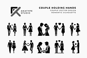 Couple Holding Hands Vector Icon, an Icon by Akatype Studio (Thumbnail 1 of 3)