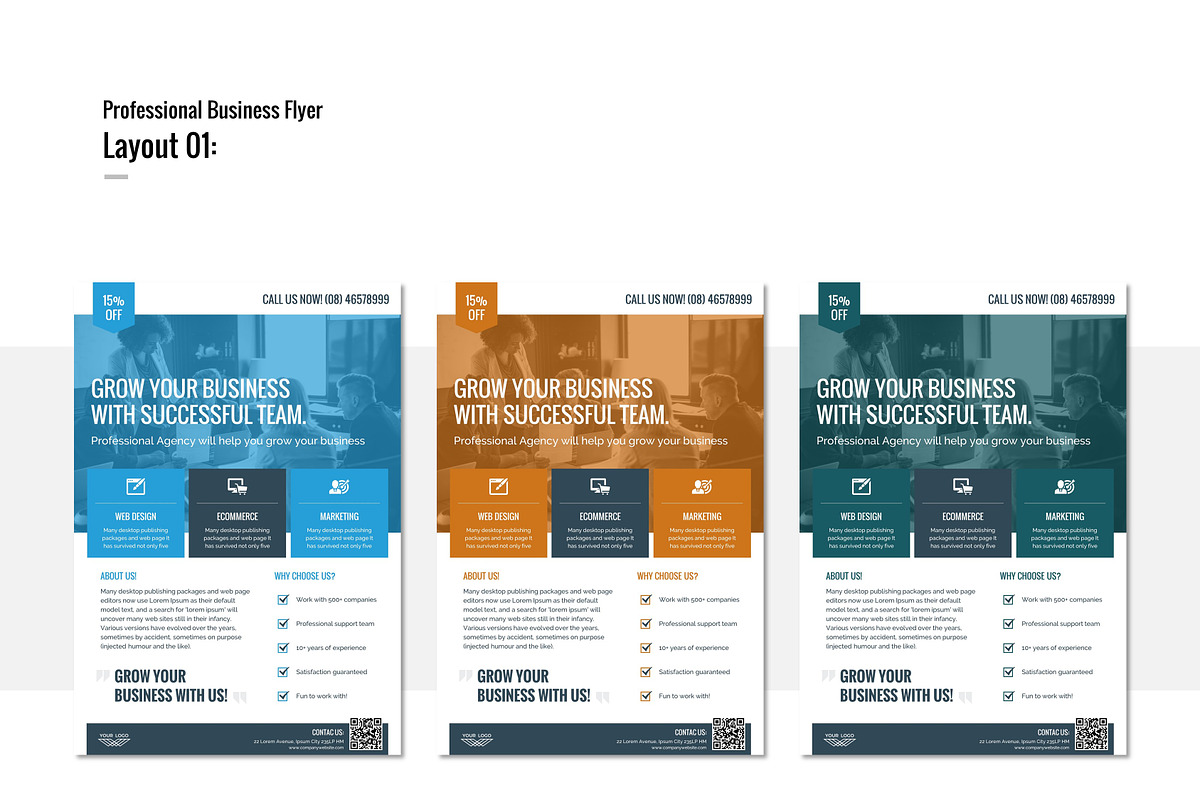 PPT Professional Business Flyer, a Flyer Template by Wipavee (Photo 2 of 3)