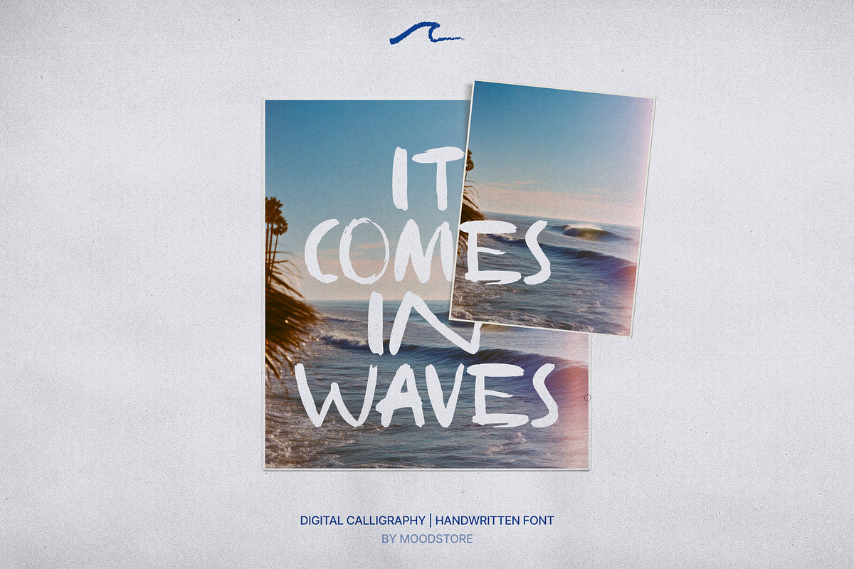 Ocean Inside Handwritten Font, a Handwritten Font by MOODSTORE (Photo 7 of 12)