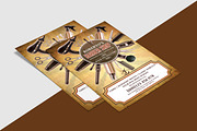 Barber Shop Flyer Template, a Flyer Template by Ultimate Template Shop (Thumbnail 3 of 6)