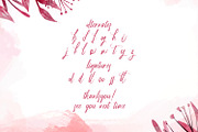 Partiny Agathi - Handwritten Font, a Script Font by StringLabs (Thumbnail 10 of 10)