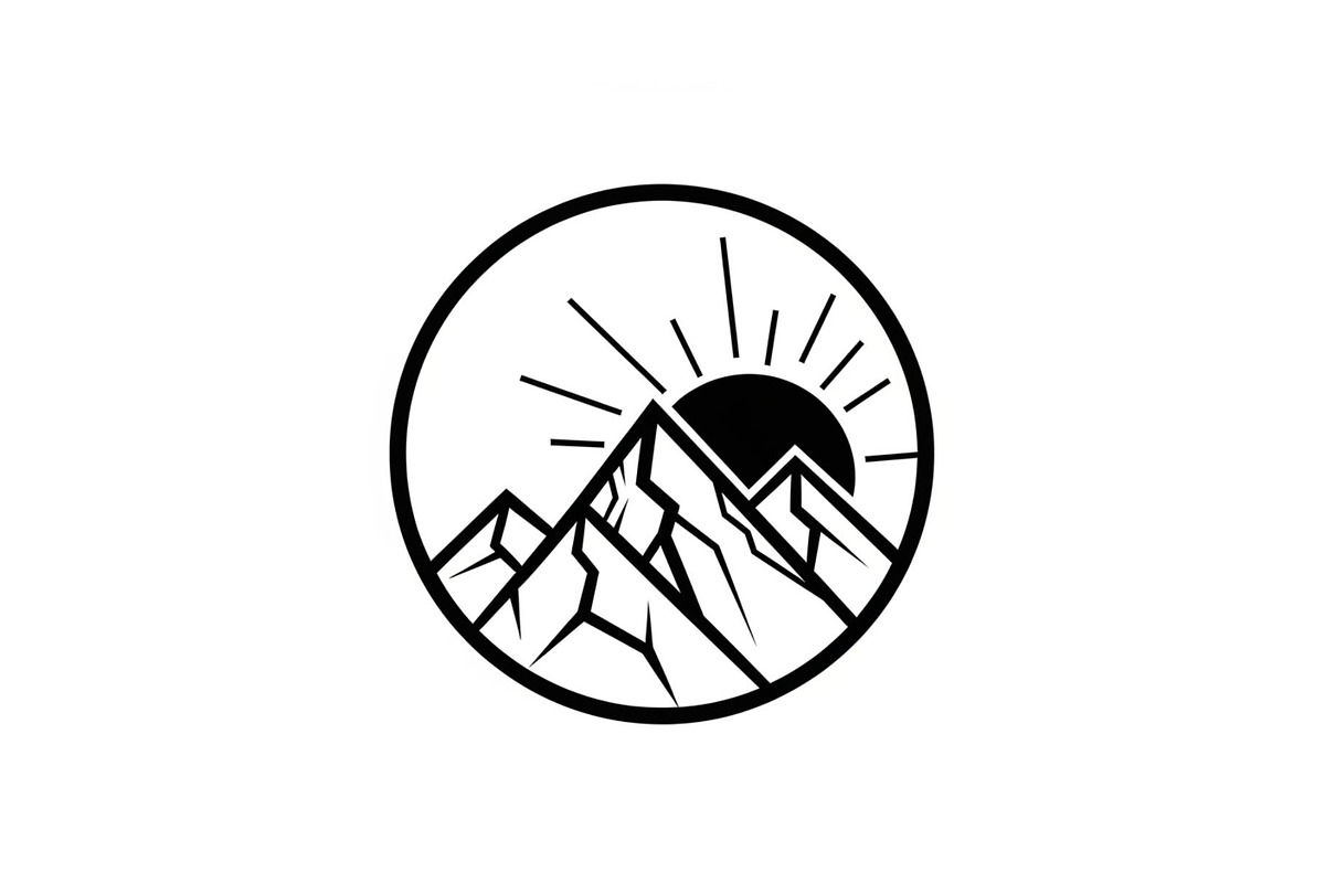 Mountain Sunrise Circle Bundle, an Illustration by Designs_River (Photo 8 of 31)