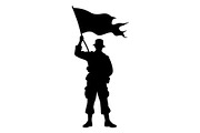 Combat Soldier Silhouettes Bundle, an Object Illustration by Gfx_Store (Thumbnail 2 of 7)