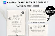 Minimalist Winter Baby Shower Invite, an Invitation Template by Bdemm Studio (Thumbnail 2 of 9)