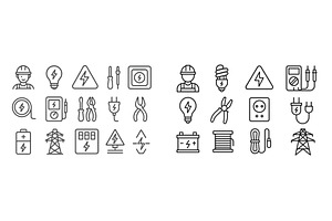 Collection of electrical symbols and, an Industrial Photo by ZinetroN