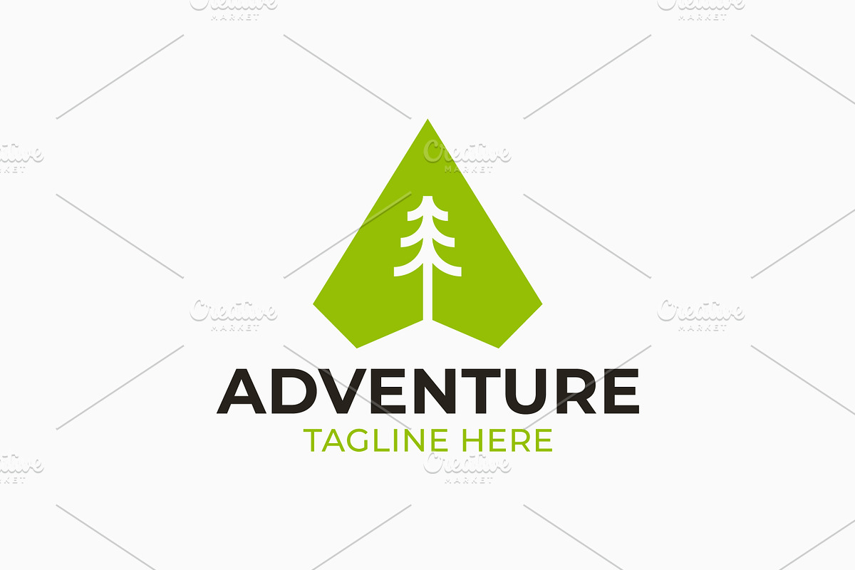 Adventure Arrow Pine Tree Logo, a Branding & Logo Template by Signatoro (Photo 1 of 3)