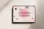 Star Stamps for Procreate, a Brush Add-On by Darla Studio (Thumbnail 1 of 11)