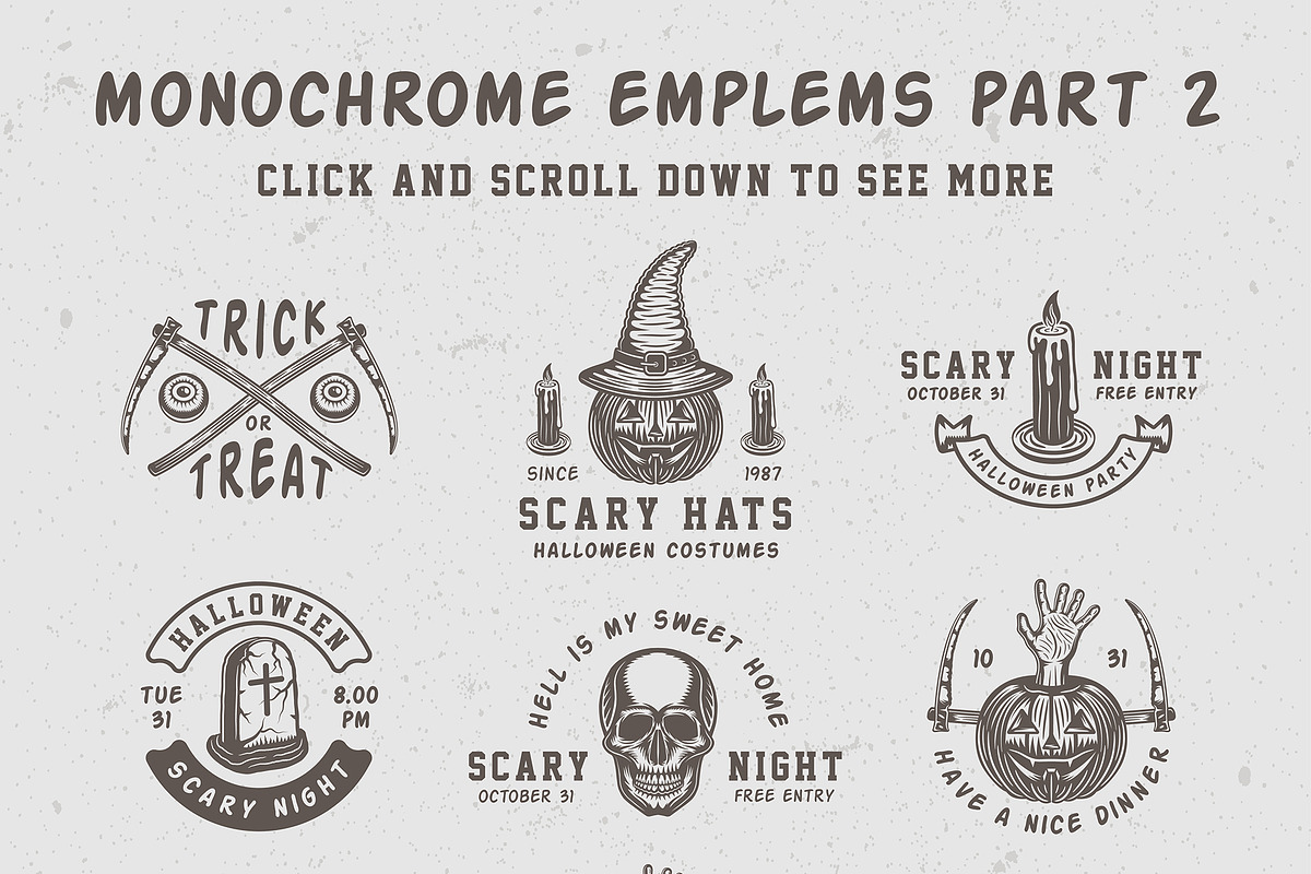 Halloween Massive Bundle, a Branding & Logo Template by AkimD (Photo 11 of 16)