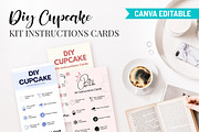 Cupcake Kit Instructions Guide Cards, a Card Template by Snapybiz (Thumbnail 2 of 10)