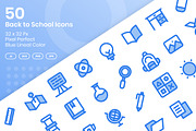 50 Back to School - Lineal Color, an Outline Icon by Kmg Design (Thumbnail 1 of 2)