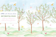 Cherry Blossom Chinoiseries Garden, a Graphic by LABFcreations (Thumbnail 5 of 6)