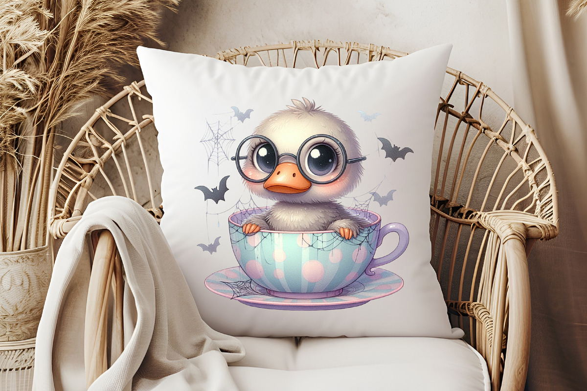 Spooky Pastel Chibi Goose PNG, an Illustration by Pixels.Craft (Photo 7 of 7)