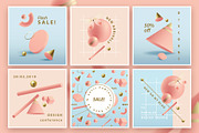 Illusion-Instagram Posts and Stories, a Social Media Template by Polar Vectors (Thumbnail 3 of 20)
