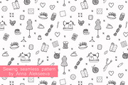 Sewing tools. Seamless pattern., a Pattern Graphic by kostolom3ooo (Thumbnail 2 of 3)