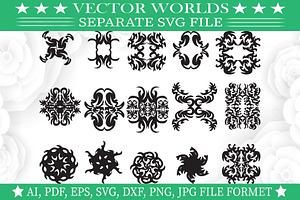 Tattoo Ornament Svg, Tattoo Svg, an Object Graphic by VectorWorlds