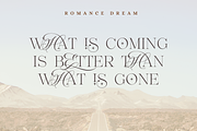 Romance Dream - Hybrid Font, a Script Font by Silverdav (Thumbnail 4 of 14)