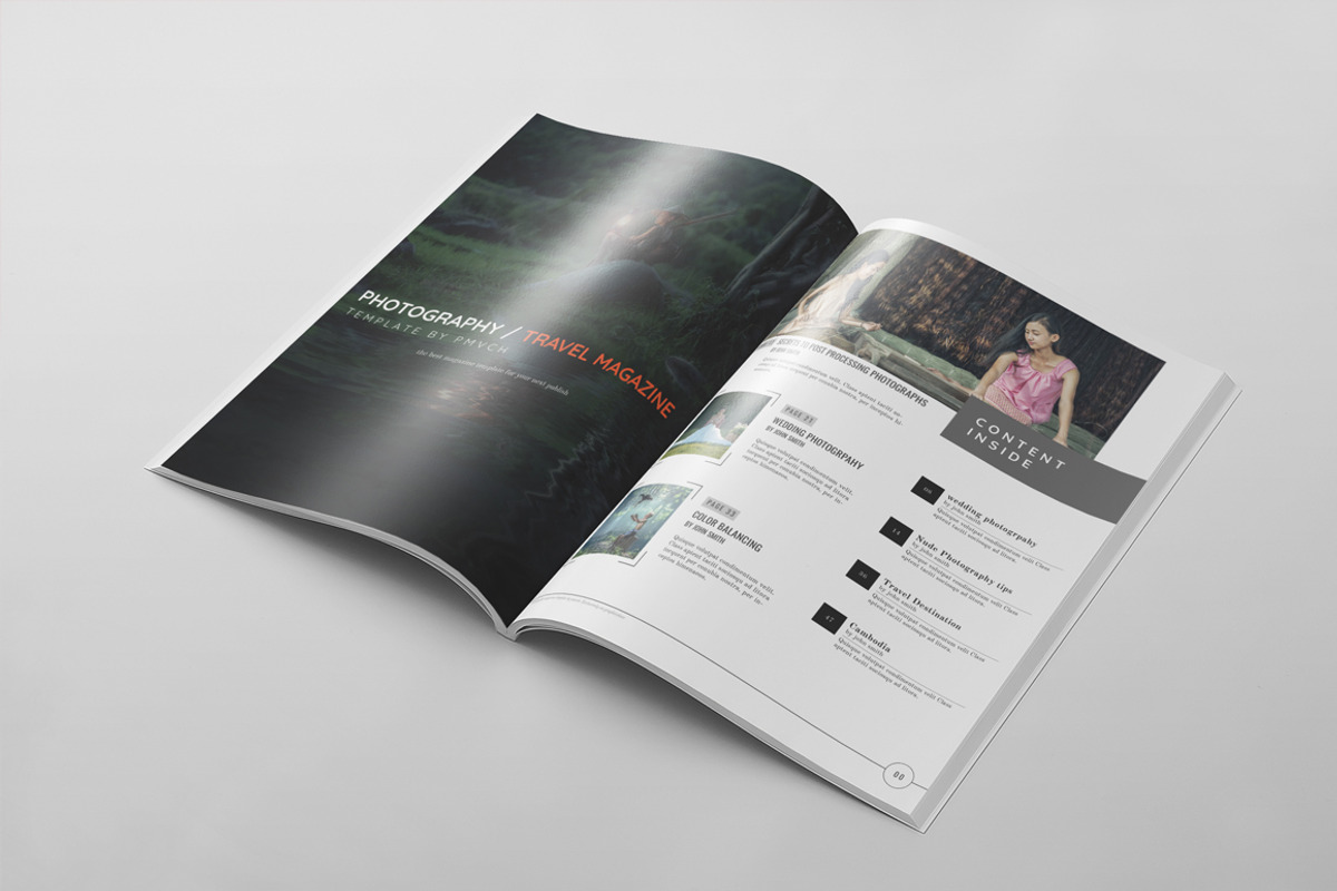 Magazine Template 61, a Magazine Template by pmvch (Photo 3 of 14)