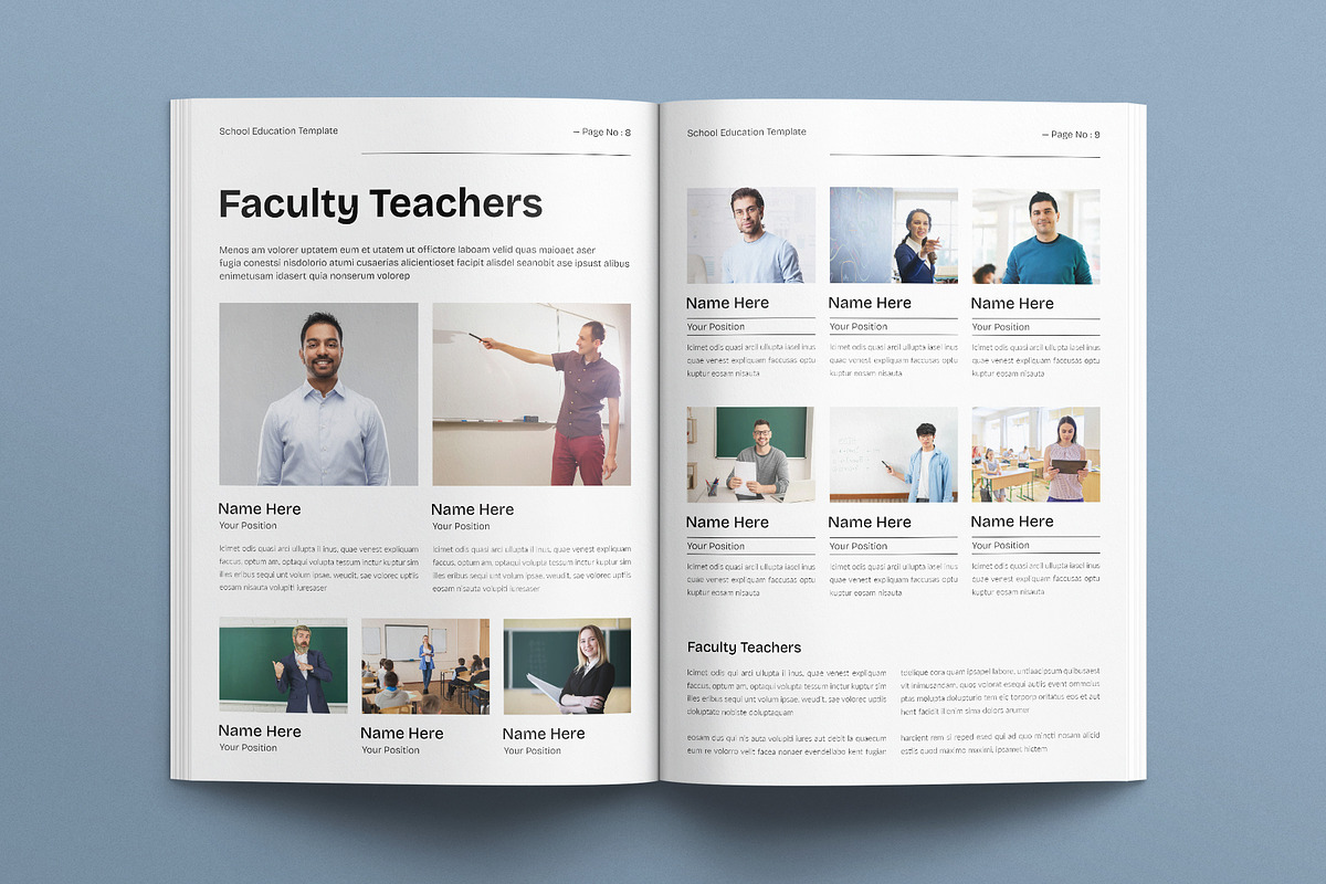 Education Template, a Brochure Template by E-Type (Photo 4 of 7)