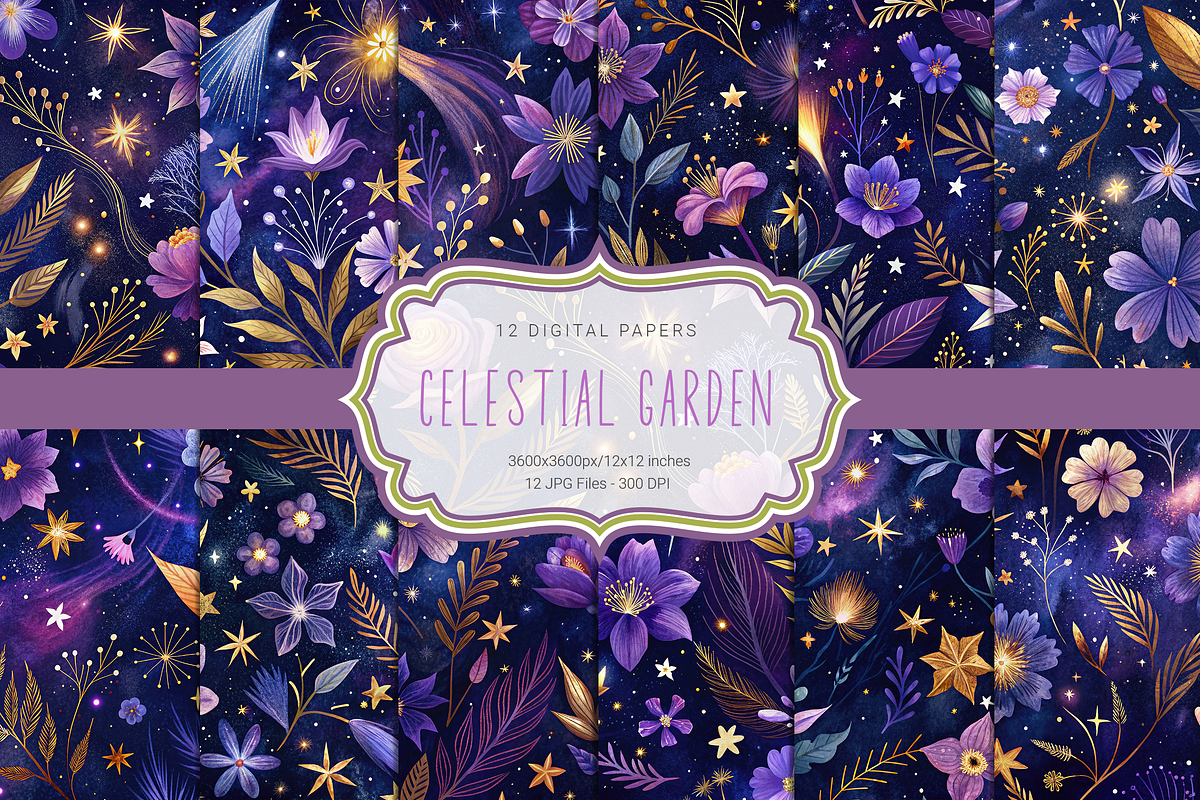 Celestial Garden, a Background Graphic by Curve Design (Photo 1 of 7)