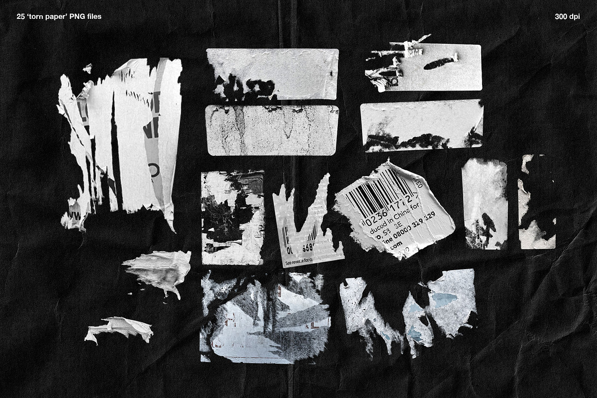 Graffiti & Torn Paper PNG Elements, an Object Graphic by Marie T (Photo 7 of 20)