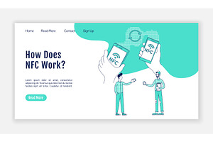 NFC Work Principle Landing Page