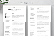 Resume Template Melissa, a Resume Template by Olympia Resume (Thumbnail 2 of 5)