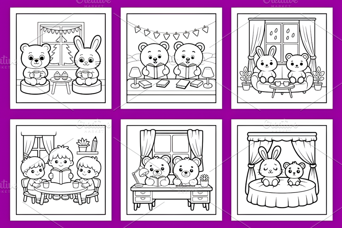 Cozy Friends Cute & Comfy, a Seasonal Illustration by Ink Gallery (Photo 3 of 5)