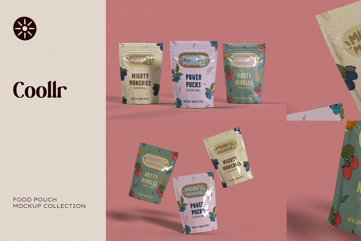 Food packaging Doypack Mockup
