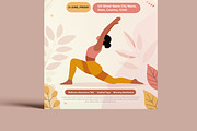 Yoga Day Poster Template, a Flyer Template by MightyDesign (Thumbnail 5 of 8)