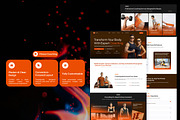 Fitness Coaching Landing Page, a Landing Page Template by Font Kingdom (Thumbnail 3 of 5)