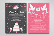 Two Sided Save The Date Card, an Invitation Template by Business Flyers (Thumbnail 2 of 2)