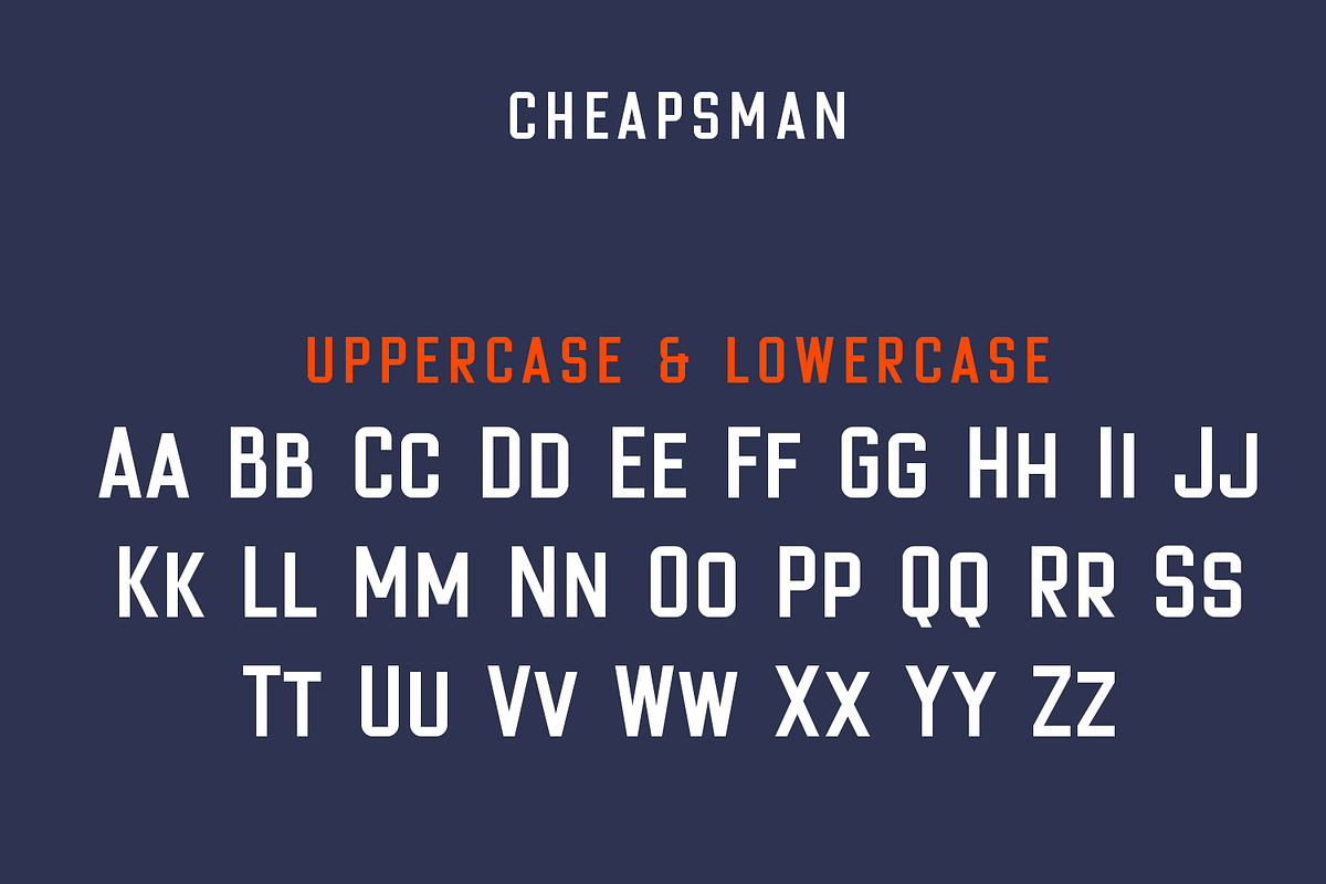 Cheapsman Sans Serif Display, a Sans Serif Font by Typetemp Studio (Photo 18 of 22)