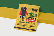 JuneTeenth - Flyer Template, a Flyer Template by VUNIRA (Thumbnail 2 of 2)