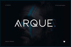 Arque Pro Typeface