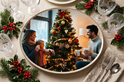 Family Christmas Joy | Stock Photo, a Holiday Photo by Aura Canyon HQ (Thumbnail 2 of 8)