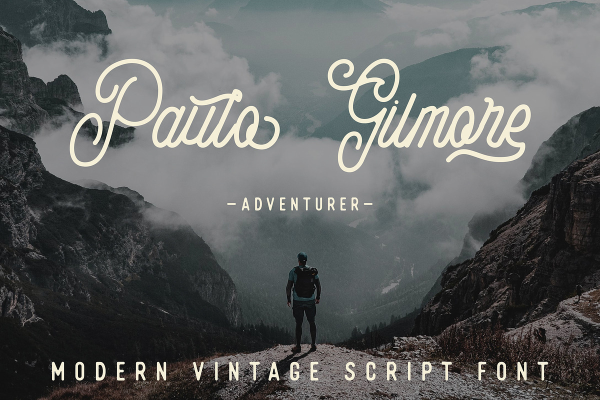 Folkestone - Modern Vintage Script, a Script Font by Arendxstudio (Photo 6 of 10)