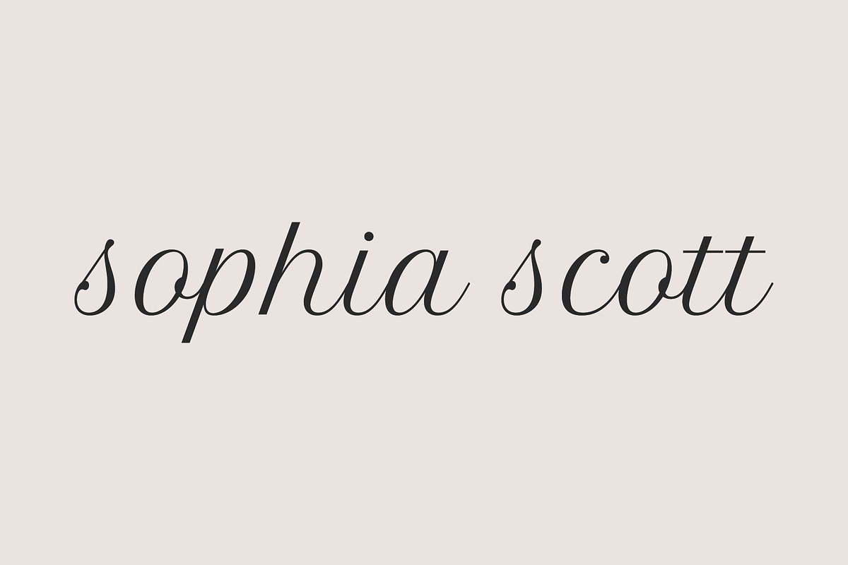 Sophia Premade Logo, a Branding & Logo Template by studiolmh (Photo 2 of 6)