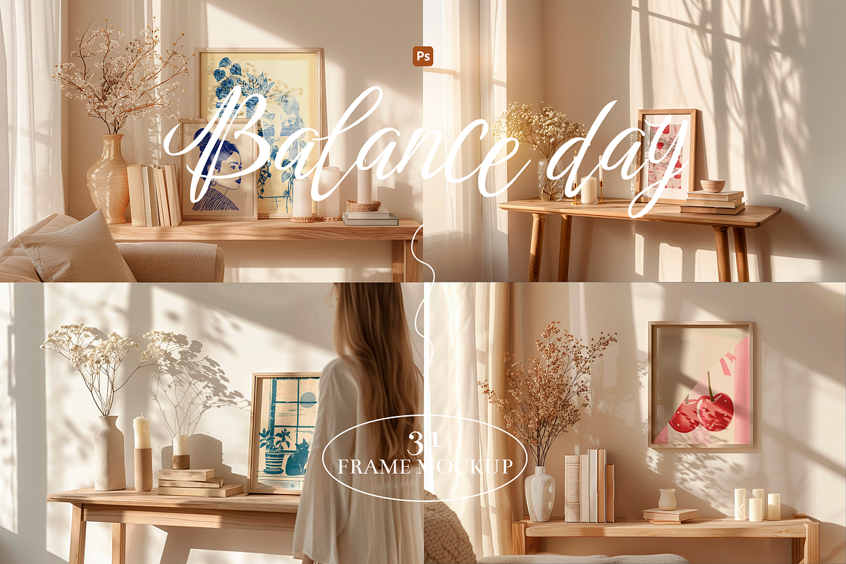 Minimalist Frame Mockup Bundle — 243, a Household Mockup by Trissa (Photo 5 of 11)