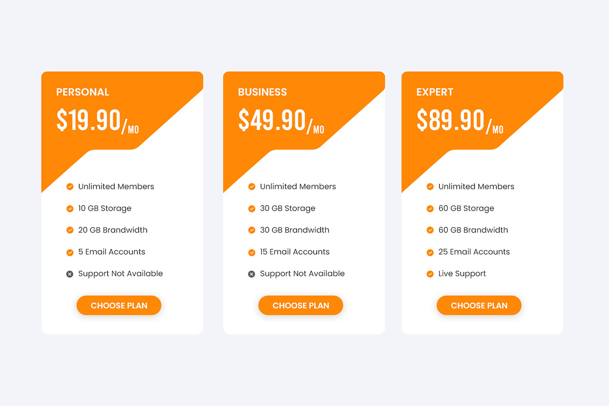 Pricing Table, a Templates & Theme by Youme Techworld (Photo 3 of 3)