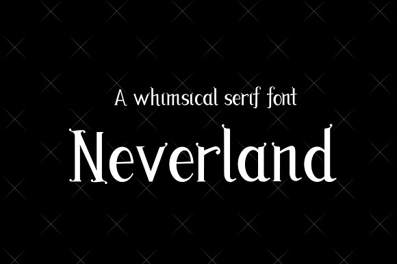 Neverland Whimsical Font preview 7
