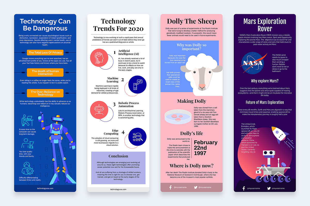 Technology Infographics Template, a Presentation Template by Slidesmash
