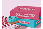 Bakery box packaging mockup, a Packaging Mockup by Mockthethics. (Thumbnail 7 of 11)