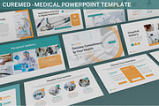 Curemed - Medical Powerpoint, a Presentation Template by SlideFactory (Thumbnail 1 of 4)