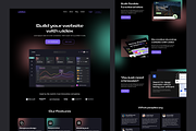 Saas Landing page Design, an UI Kit Template by UiDex (Thumbnail 2 of 5)